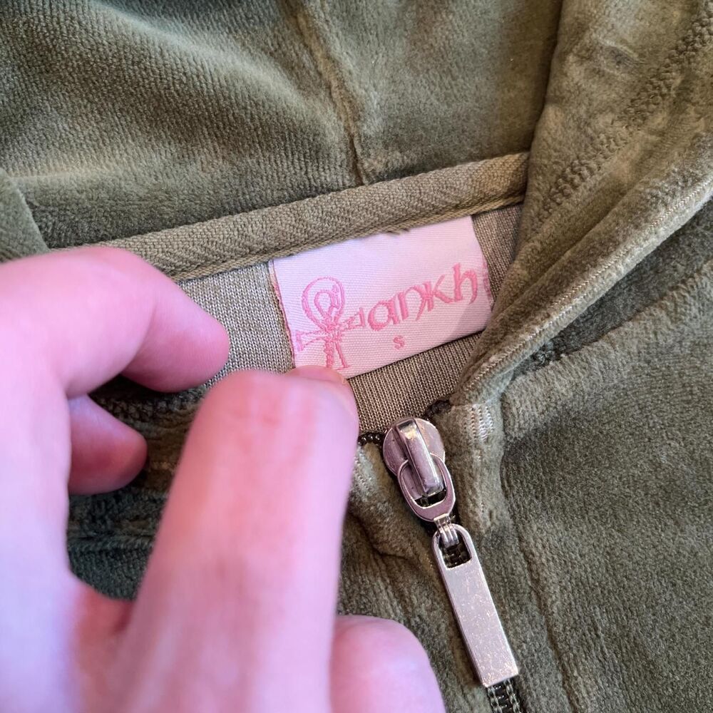 Juicy-couture Men's Green and Khaki Hoodie - Picture 4 of 5